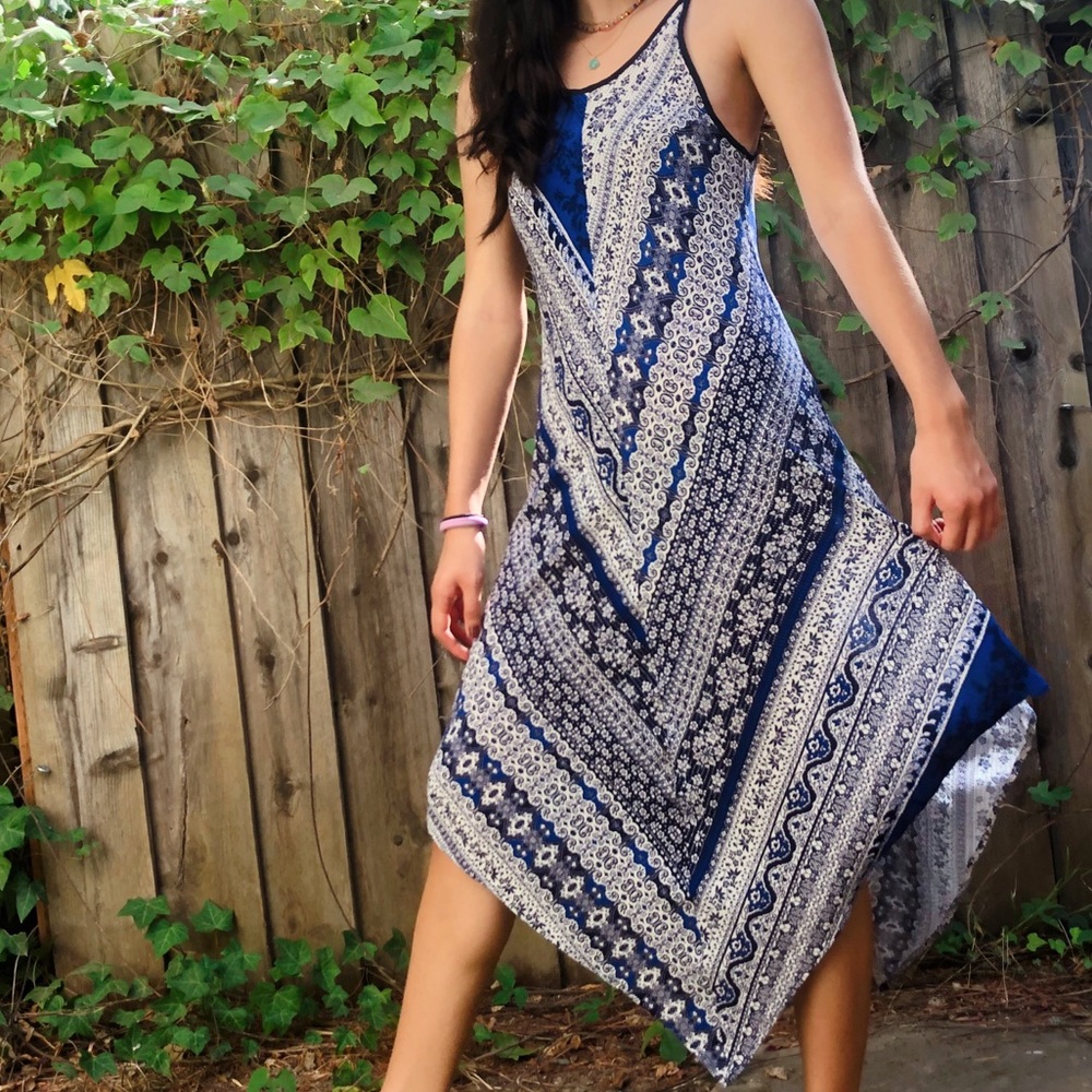 Beachy Blue Summer Dress